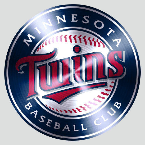 Minnesota Twins Stainless steel logo vinyl decal